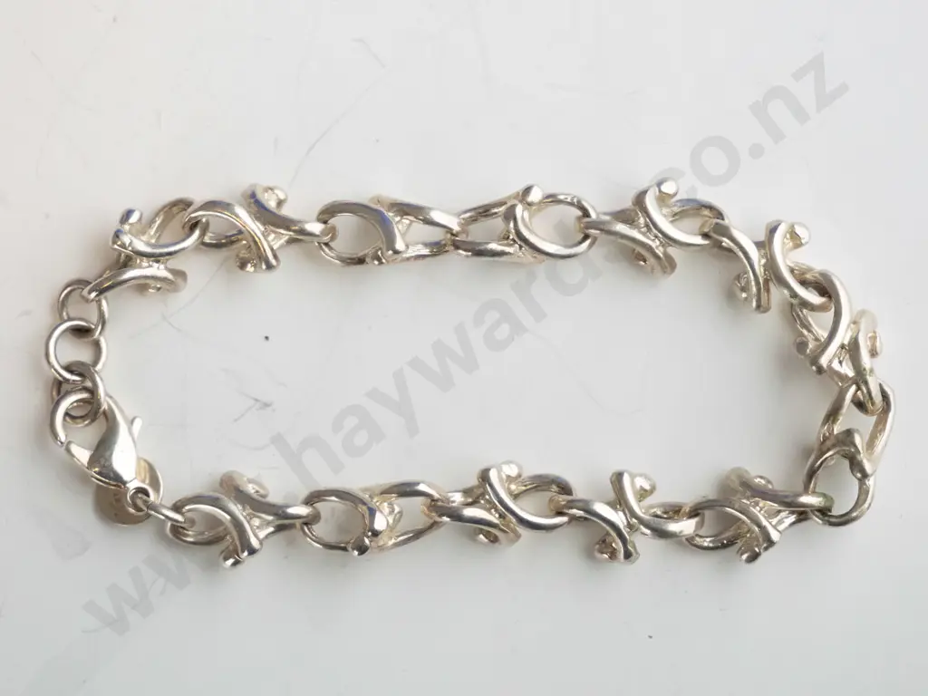 silver bracelet tag stamped 925 Image 1++