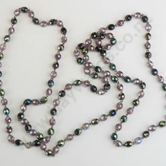 long crystal necklace