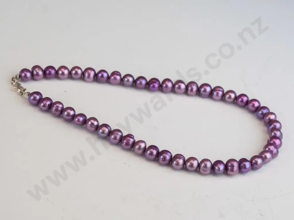 pink freshwater pearl necklace Image 1++