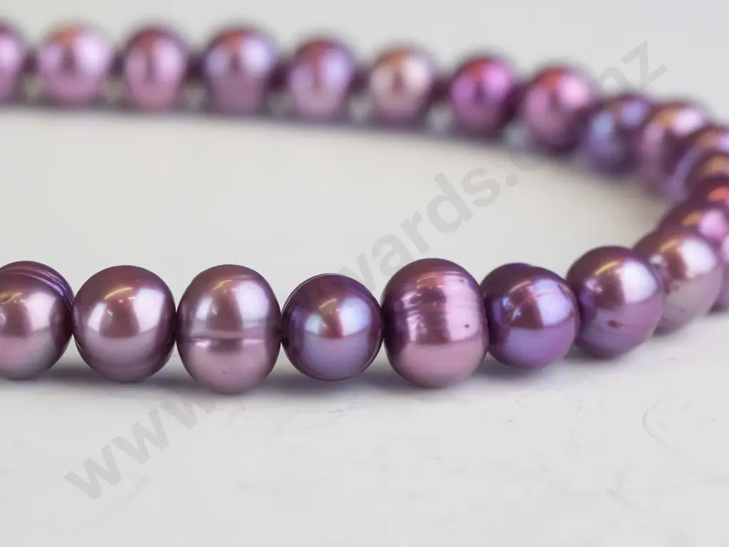 pink freshwater pearl necklace Image 1++