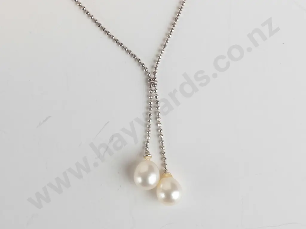 pearl necklace chain stamped 925 Image 1++