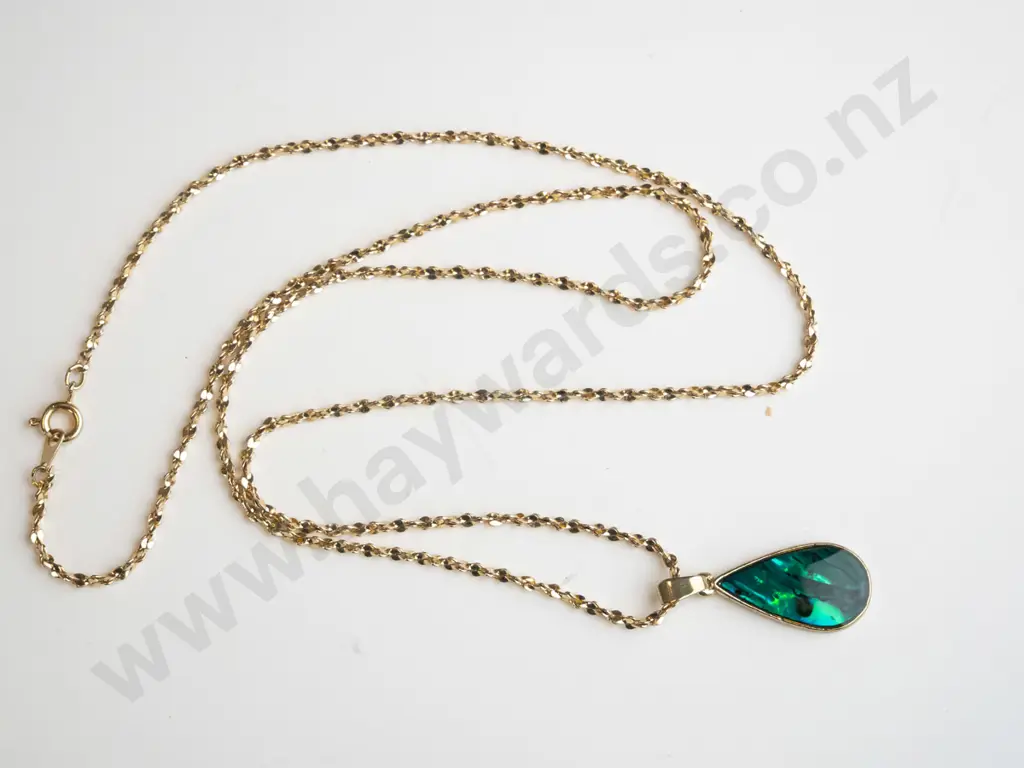 paua shell necklace no marks Image 1++