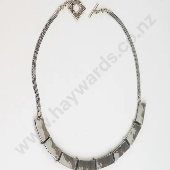 silver necklace stamped 925