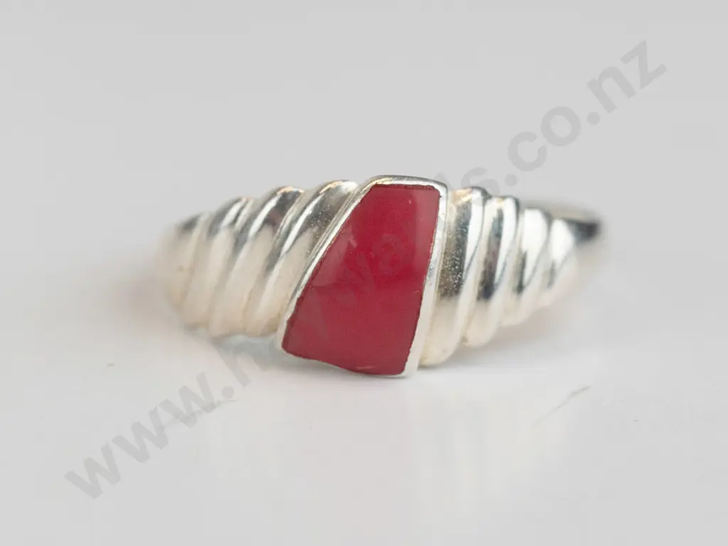 silver ring stamped 925 Image 1++