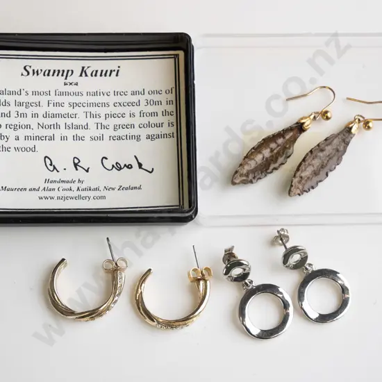 3 pairs asstd earrings