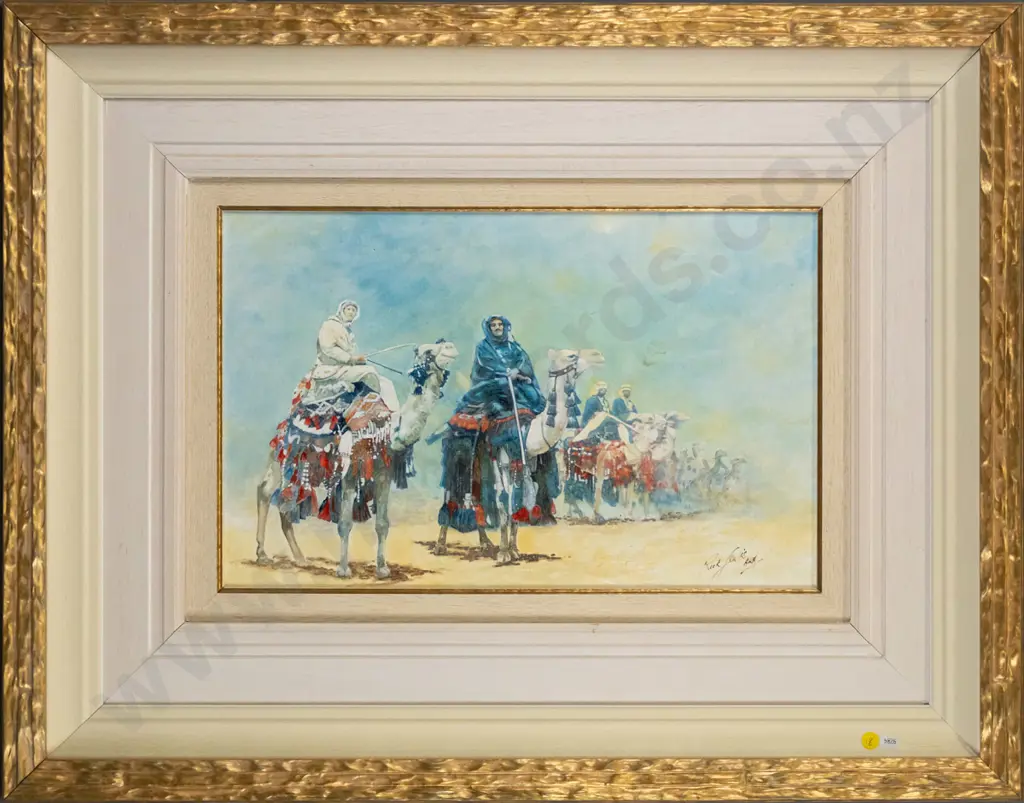 Rick Lewis 2011 - framed watercolour  "Lawrence of Arabia" H-310 W-480 Image 1++