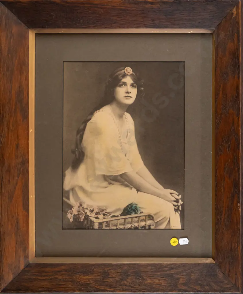 framed vintage print - portrait H-290 W-215 Image 1++