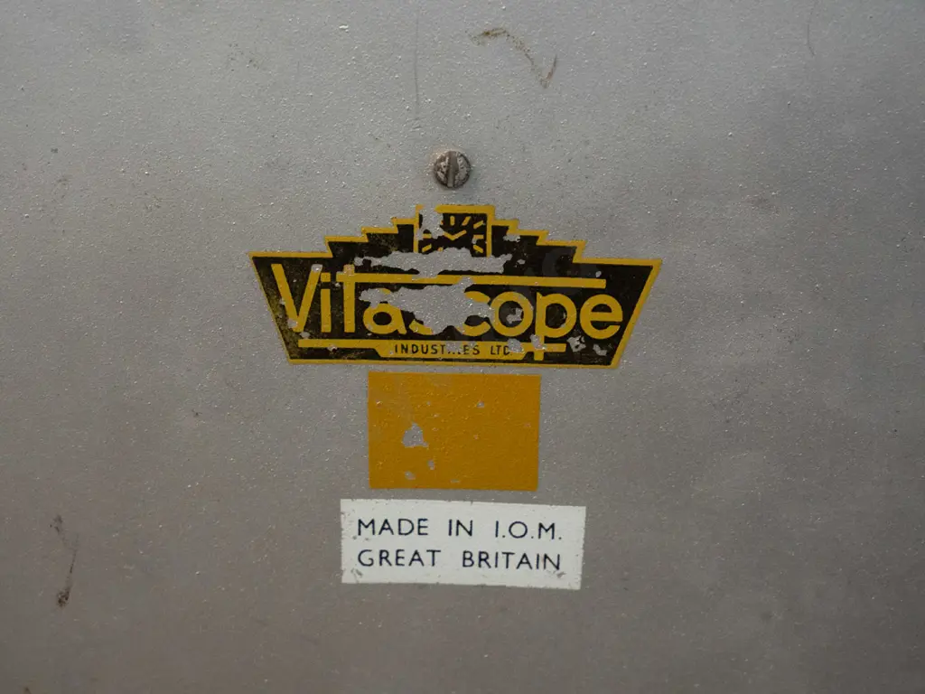 vintage Vitascope electric clock with moving ship and colour changing sky background H-330 W-230 D-170 - working Image 1++