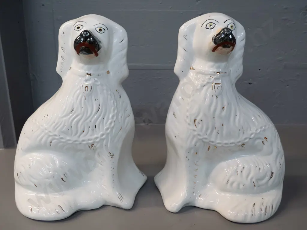 pair of Staffordshire dogs H-320 W-200 Image 1++
