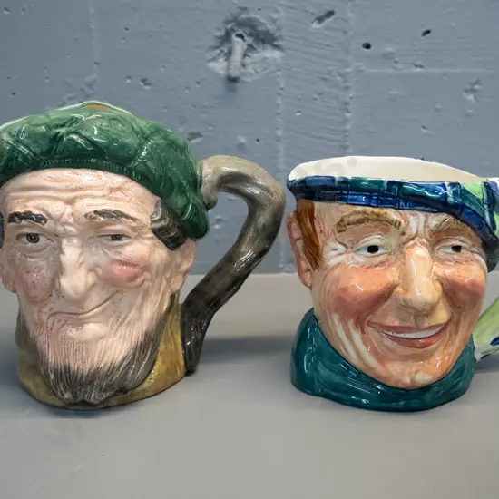 2 large character jugs - Royal Doulton Auld Mac H-160 W-190 and L & Sons Ltd. Tam O'Shanter