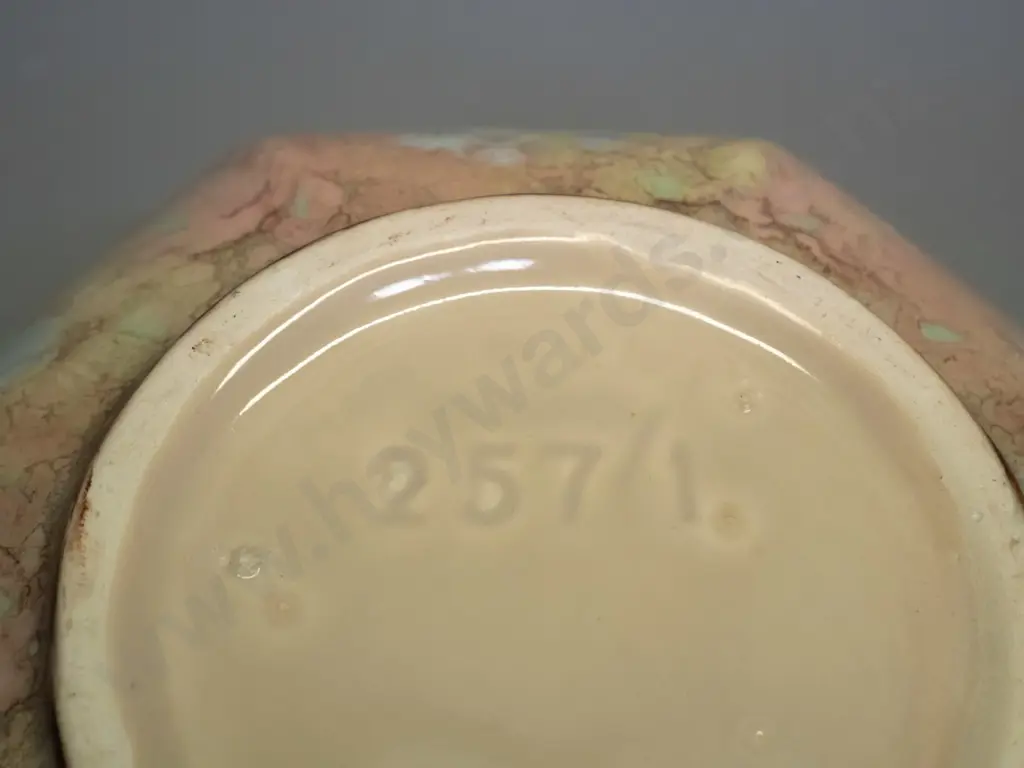 vintage octagonal bowl, mark illegible D-210 Image 1++