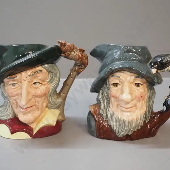 2 Royal Doulton character jugs - Rip van Winkle and Pied Piper H-190