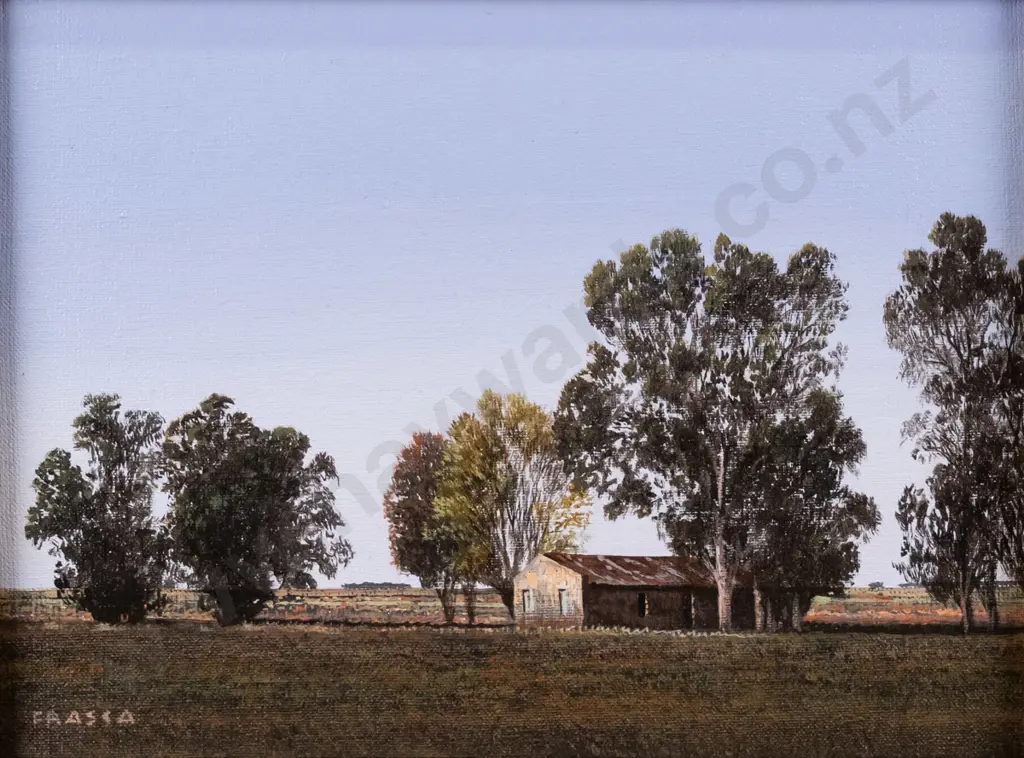Frassa 2001 - framed acrylic - country scene H-170 W-230 Image 1++