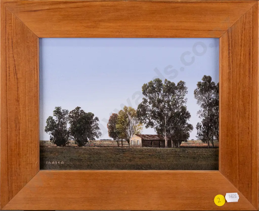 Frassa 2001 - framed acrylic - country scene H-170 W-230 Image 1++
