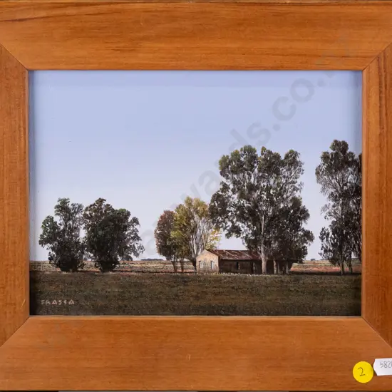 Frassa 2001 - framed acrylic - country scene H-170 W-230
