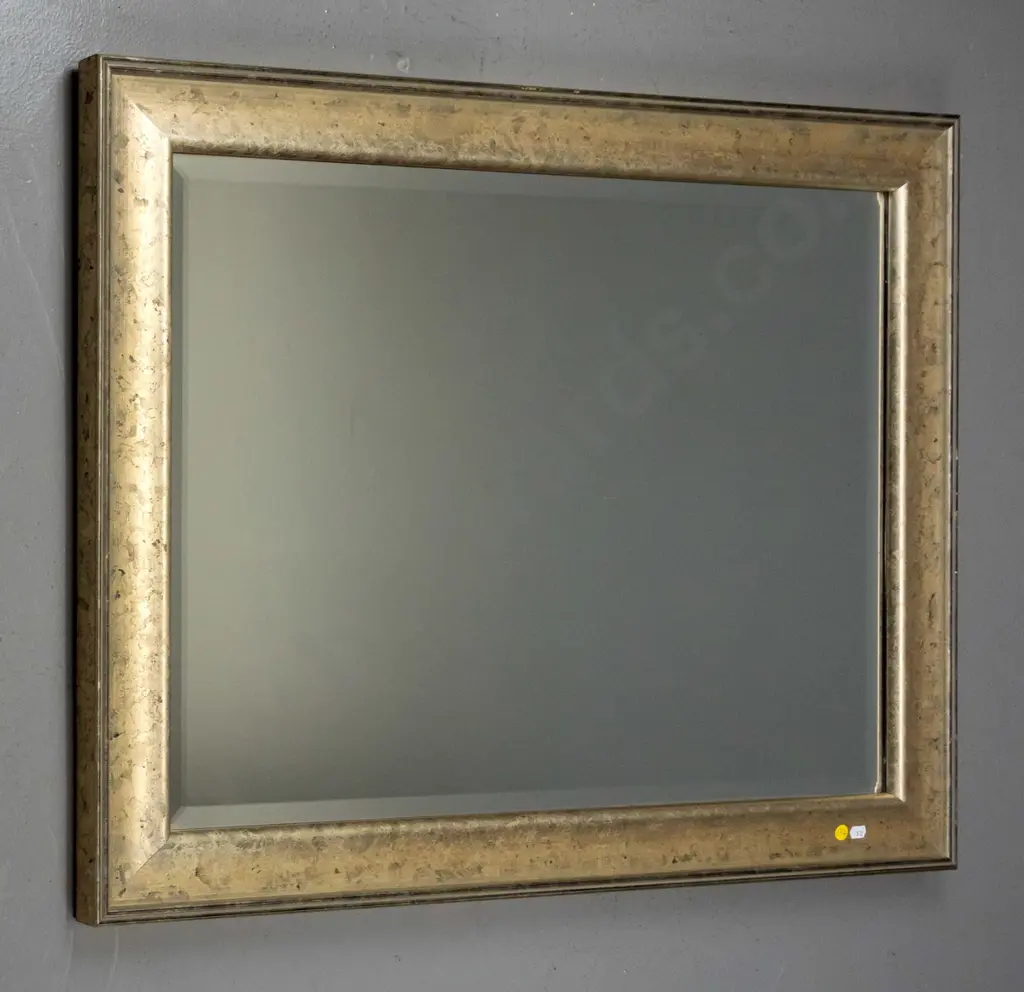 gilt framed wall mirror H-700 W-890 Image 1++