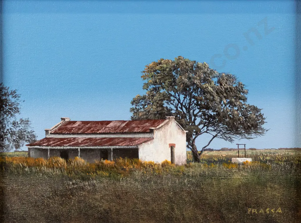 Frassa 2001 - framed acrylic - country scene H-170 W-230 Image 1++