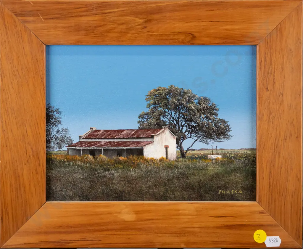 Frassa 2001 - framed acrylic - country scene H-170 W-230 Image 1++