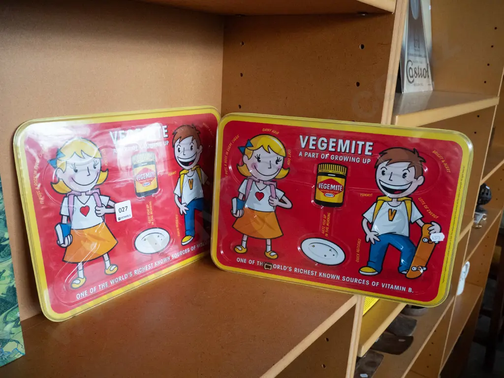 2 Vegemite promotional magnetic games Image 1++