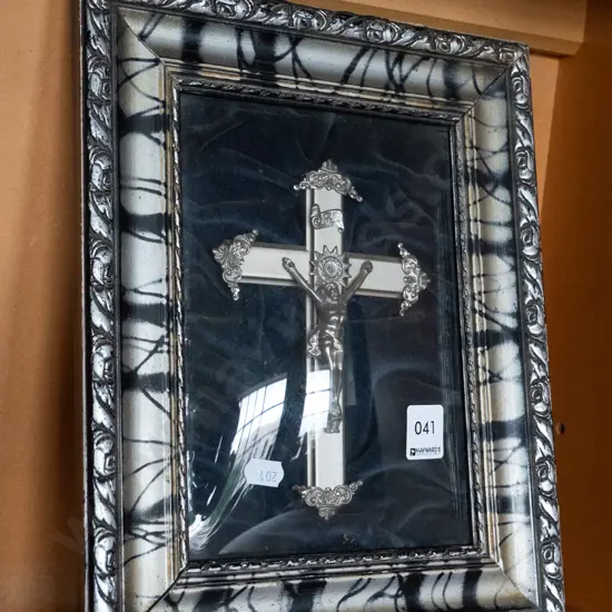 framed crucifix