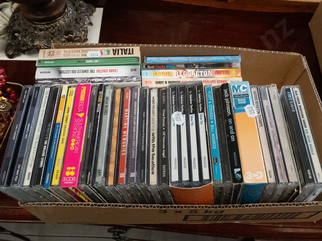 box of CDs Image 1++
