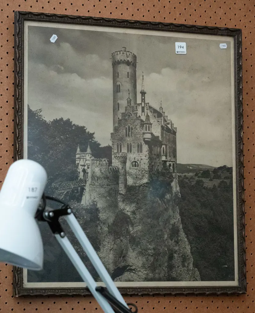 framed print - castle on a cliff Image 1++