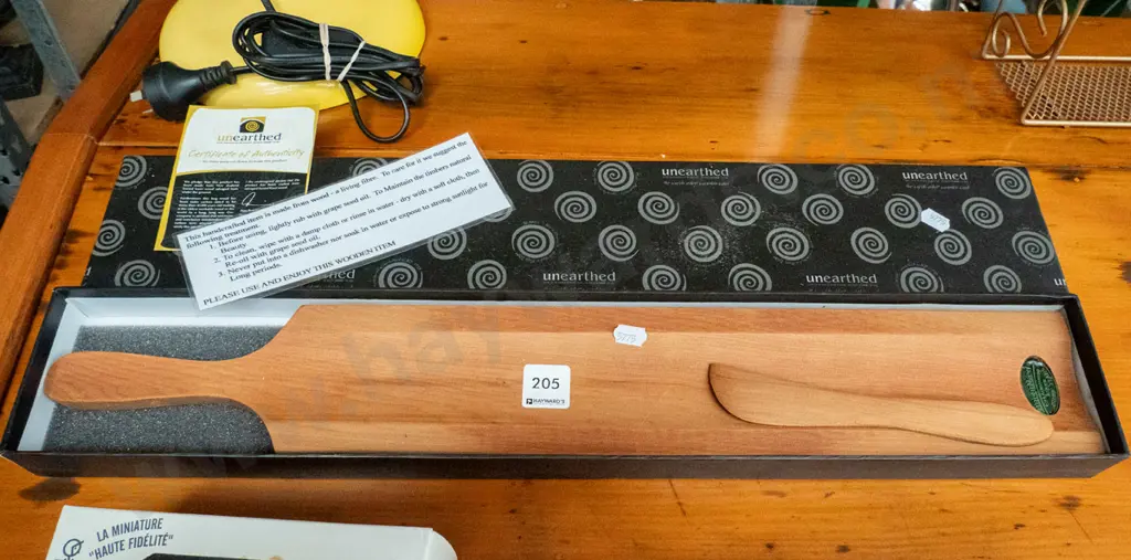 boxed Unearthed swamp kauri serving platter Image 1++