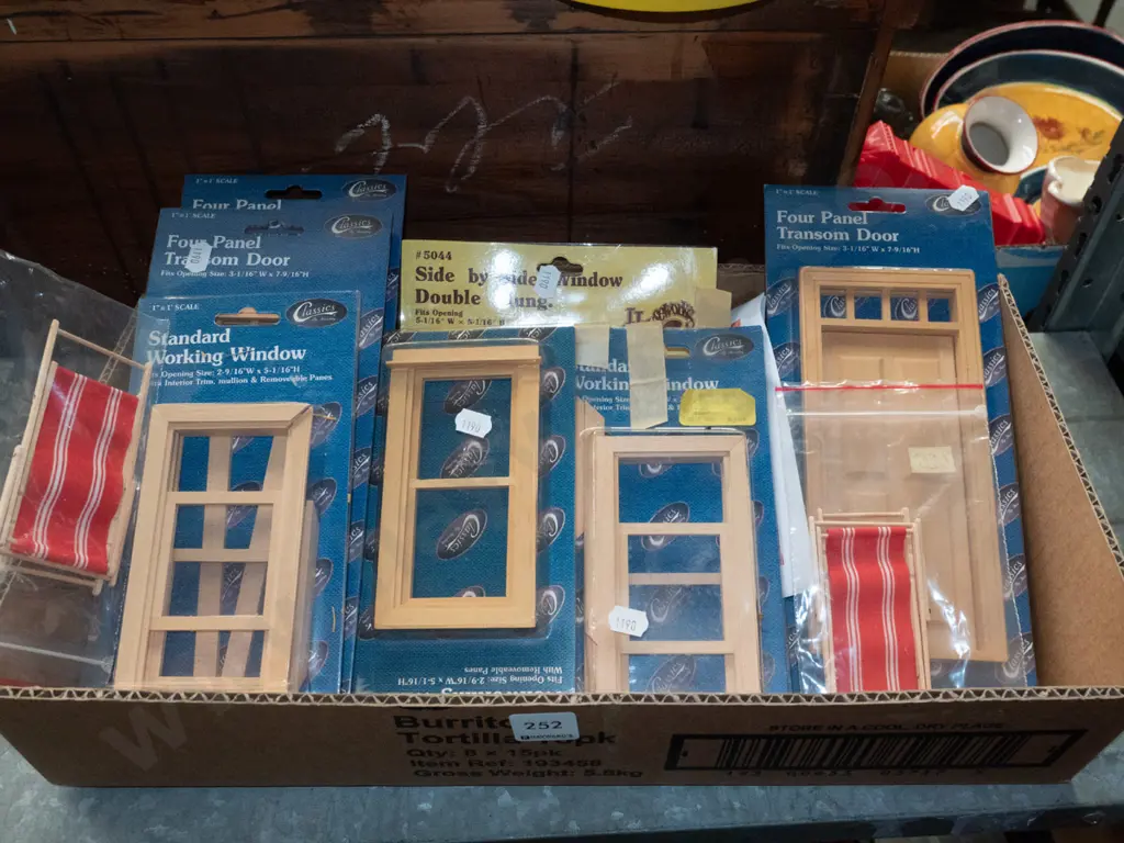doll's house windows, doors and furniture Image 1++