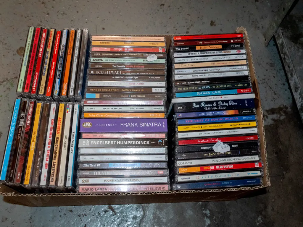 box of CDs Image 1++