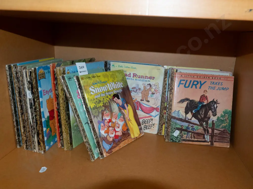 shelf of Golden Books Image 1++