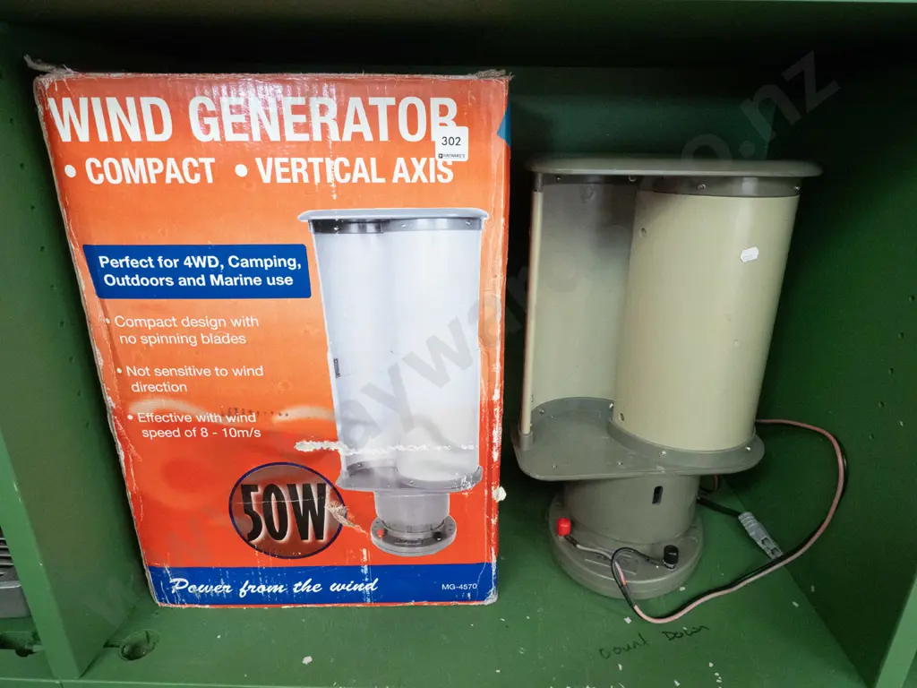 50W wind generator - suitable for camping and marine use Image 1++
