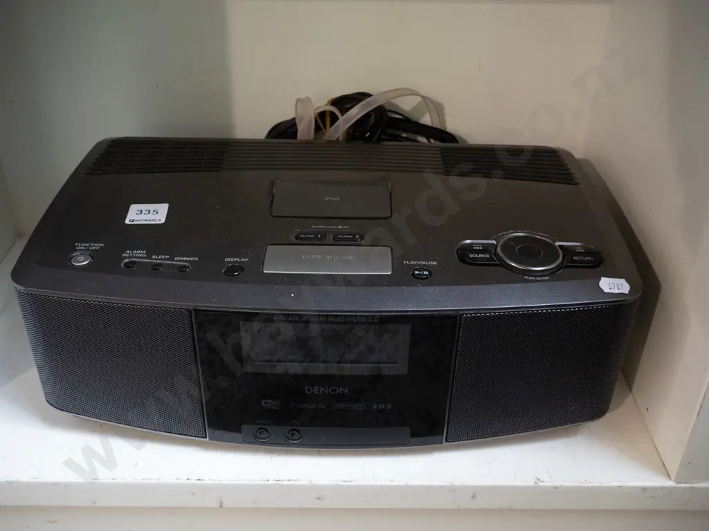 Denon bedside stereo with ipod docking station Image 1++