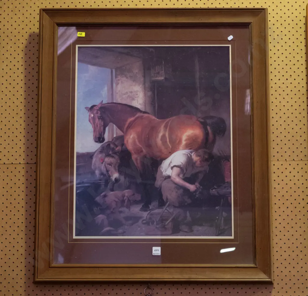 framed print - farrier Image 1++