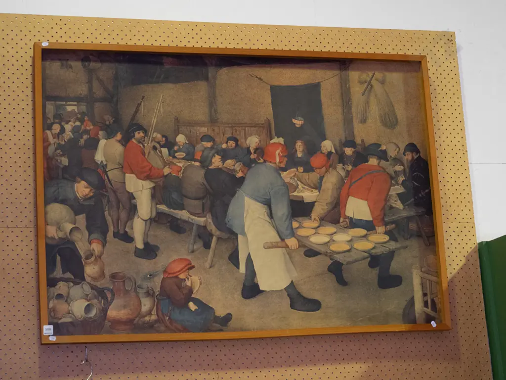 framed Bruegel print Image 1++
