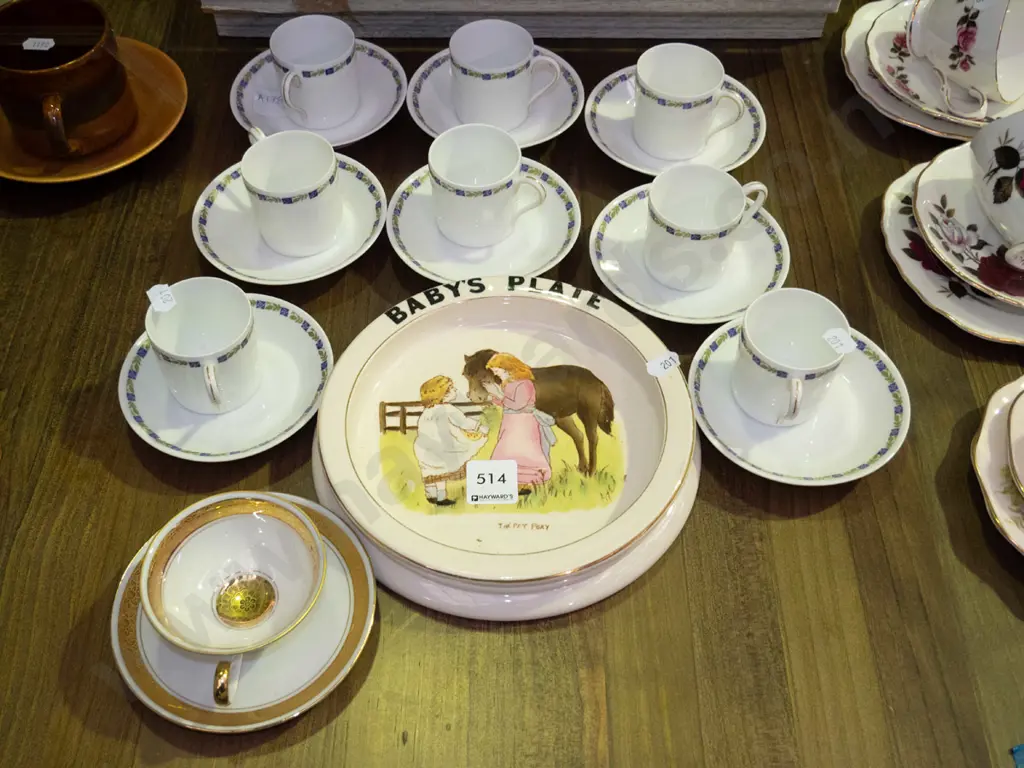 baby's plate, tea cup and saucer Image 1++