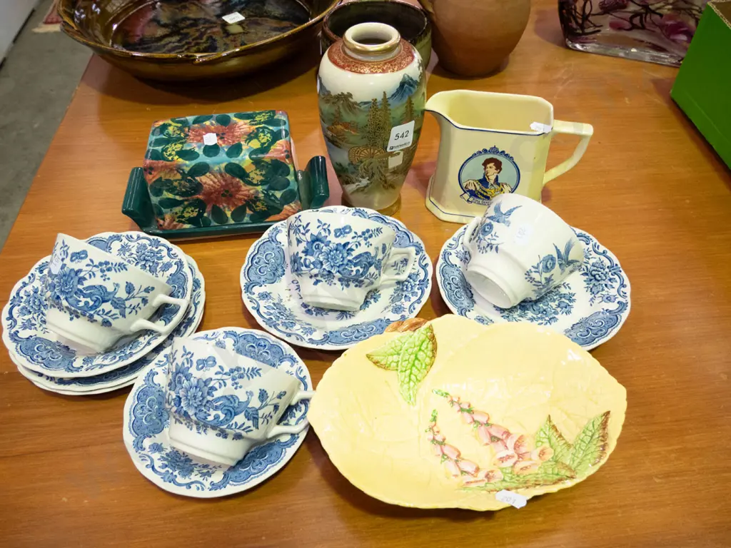 Asian vase, whisky jug, Carlton bowl etc Image 1++