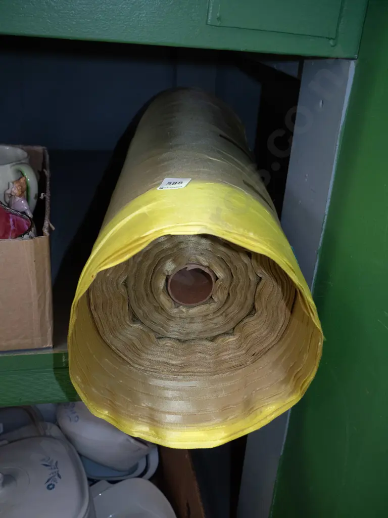 bolt of yellow fabric Image 1++