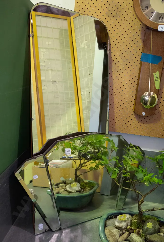 deco wall mirror, 1 other mirror Image 1++