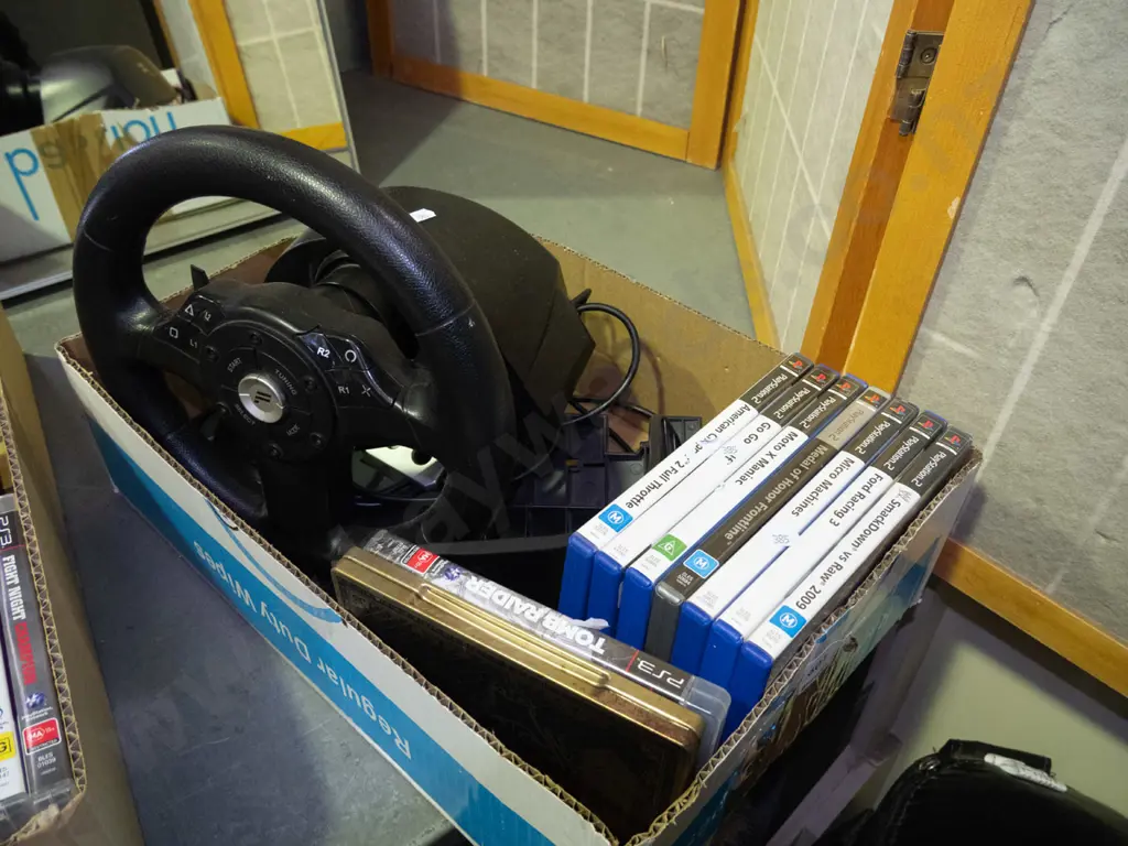 Playstation car controller and games Image 1++
