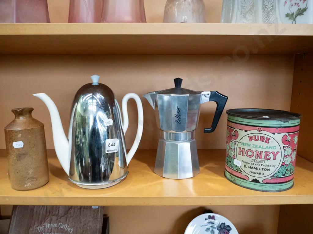 honey tin, stove top espresso, coffee pot etc Image 1++