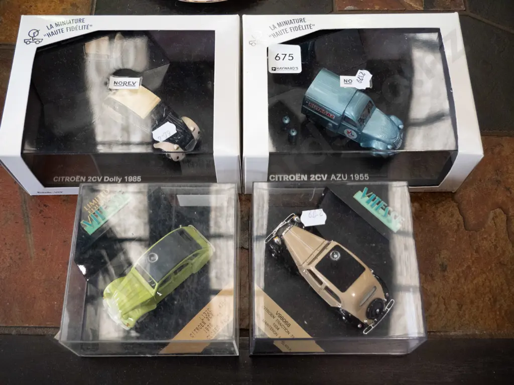 4x boxed Citroen model vehicles Image 1++