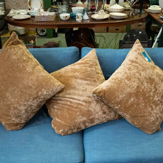 3x large cushions