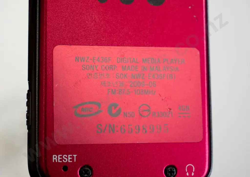 Sony digital music player Image 1++