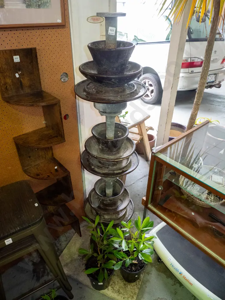 garden sculpture - made from high voltage insulators H-1500 Image 1++