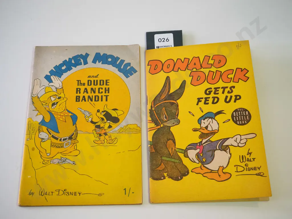 2 early Walt Disney comic books Image 1++