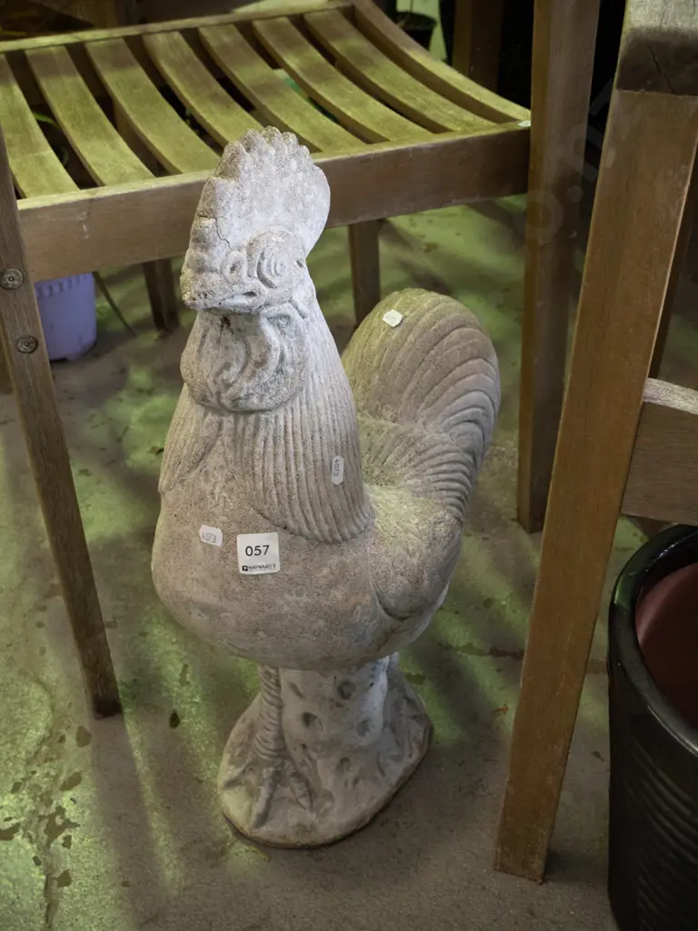 concrete garden ornament rooster H-570 Image 1++