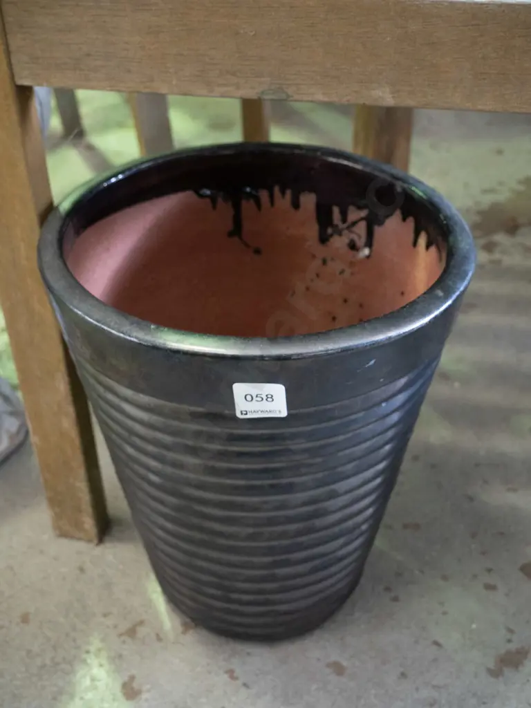 glazed garden planter H-300 Image 1++
