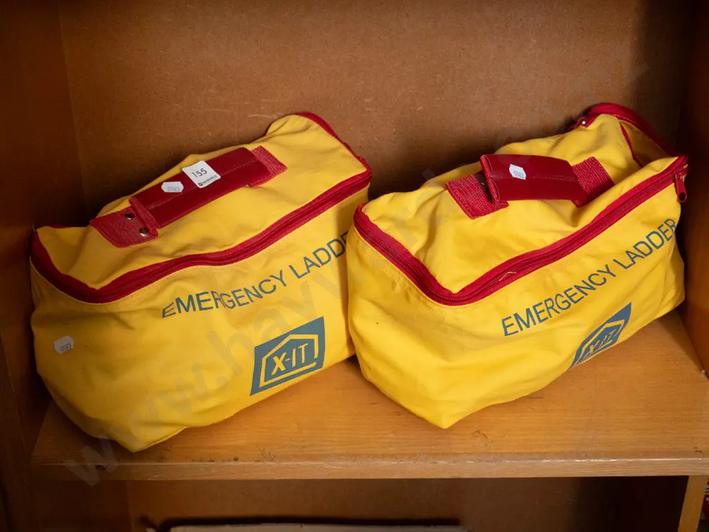 2x emergency ladders in bags Image 1++