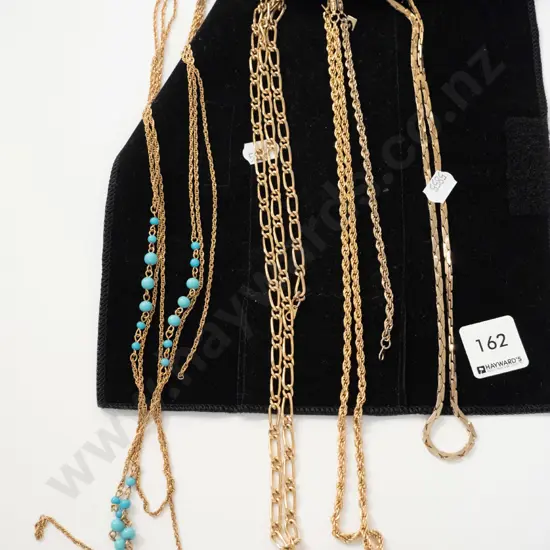 golden necklaces