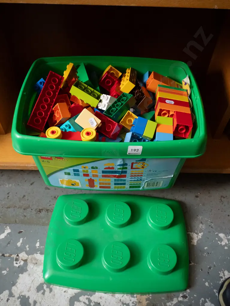 tub of Lego Duplo blocks Image 1++